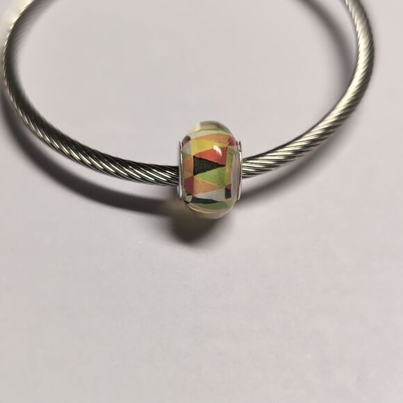 Silver Christmas Charm for Pandora Style Bracelet - Picture 2 of 5